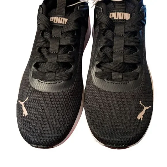 PUMA PC Runner Women's Lightweight Athletic Running Shoe Black Pink - NEW Size 7 - Picture 2 of 6